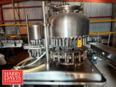 Federal 36-Valve Plastic ESL Bottle Filler, Model: 3615, S/N: 2065ESW4/3615GR1253 with 15-Head Screw