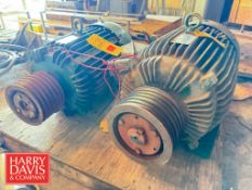 Toshiba Motors: 50 HP 1,770 RPM Motor, 30 HP 1,770 RPM Motor (Location: Blasdell, NY)