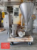 Tri-Clover Powder Blending System, Model: C328 with Powder Blending Pump with 10 HP 3,500 RPM Motor