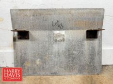 Uline 4,383 LB Capacity Aluminum Dock Plate, Model: A4836, S/N: 334795