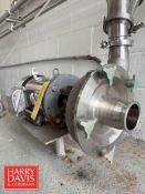 Fristam FPX Centrifugal Pump with Sterling 5 HP 1,745 RPM Motor: Mounted on S/S Base