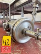 Alfa Laval Centrifugal Pump with Sterling S/S 3 HP 1,760 RPM Motor: Mounted on S/S Base