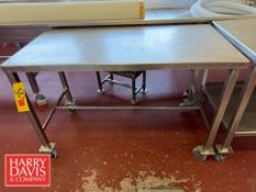 Portable S/S Table: 4' x 2'