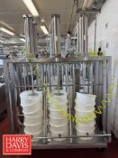 Kadova Portable 6-Row A-Frame S/S Cheese Press Carts (Molds Not Included)