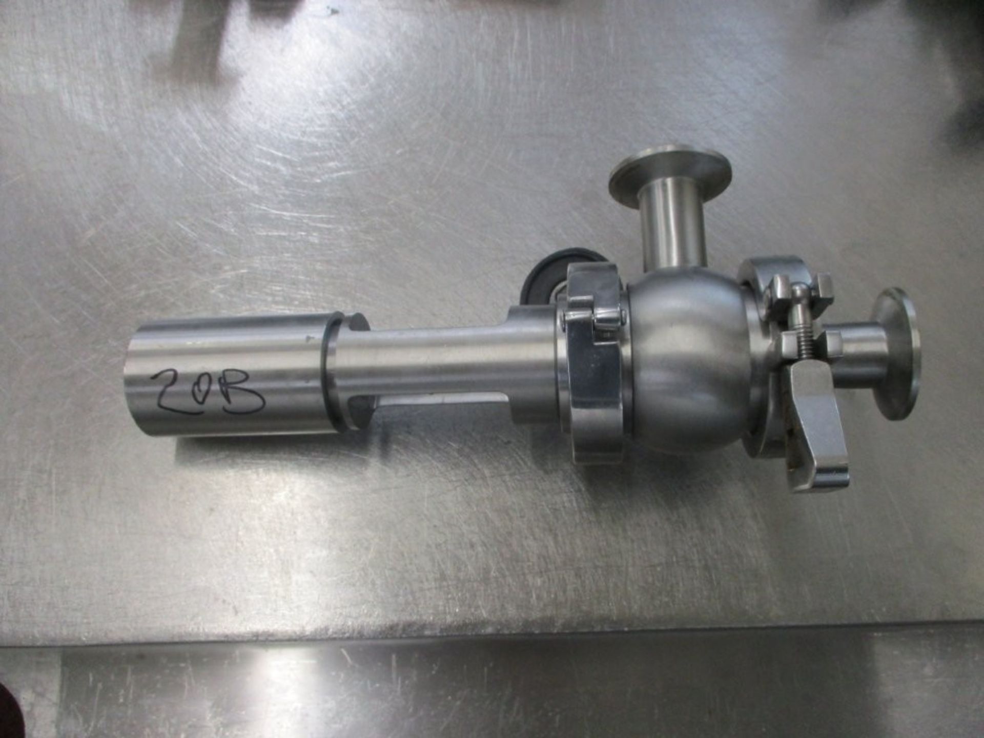 Waukesha Cherry-Burrell Micrometer Valve with 1.5” Clamp Ports and 1” Orifice