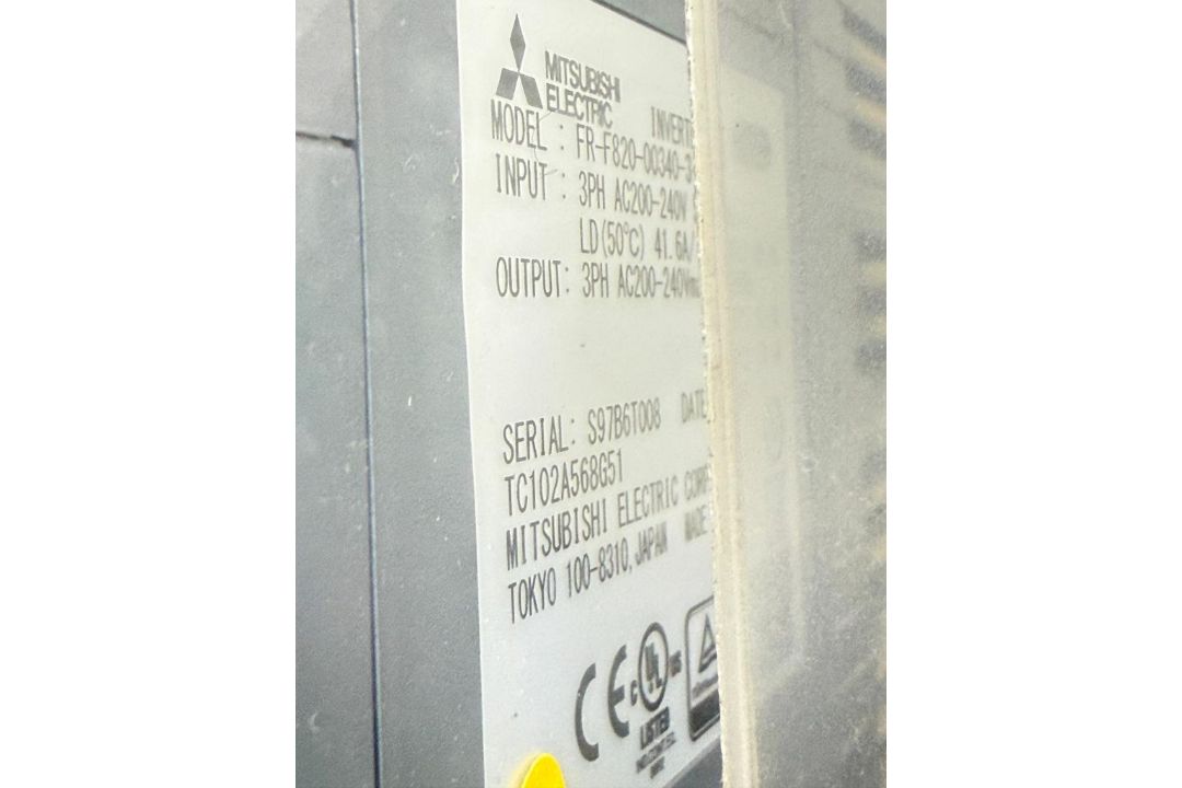 Mitsubishi Variable-Frequency Drive, Model: F800 - Image 2 of 3