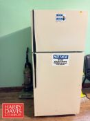 Refrigerator, Table, (2) Office Chairs, (2) Padded Chairs, (2) Stackable Chairs, Hutch, Sharp Microw
