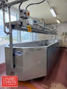Kusel 15,000 LB Capacity S/S Cheese Vat, Model: DLHD, S/N: 101016691 with Overhead Agitation, Paddle