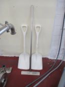 Vat Squeegee and (2) Shovels