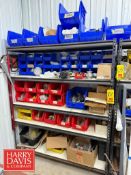 Shelf with Contents, Including: Vat Parts, Pump Parts, Valves, Fittings and S/S Pipe Fittings