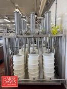 Portable 6-Row A-Frame S/S Cheese Press Carts (Molds Not Included)