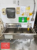 S/S 3-Compartment Sani-Safe Sink: 52