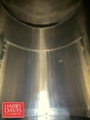 Walker 20,000 Gallon Jacketed Silo, S/N: 1102 with CIP Design Horizontal Agitation, Tri-Clover Inlet