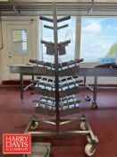 S/S Curd Press Weights with S/S Cart