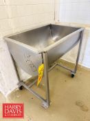 Portable 30 Gallon S/S Dip Tank with 1.5