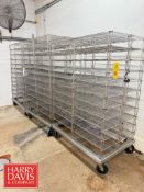 (3) Carts with (34) Racks: 43.5