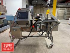 Advanced Detection Systems Metal Detector with Aperture: 5” x 14” and Inkjet UNO Coder: Mounted on