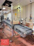 Portable S/S Incline Conveyor: 144” x 20.5” with Drive (Location: Bellmawr, NJ) - Rigging Fee: $125