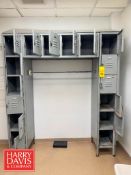 Bridge Style 16-Person Metal Lockers (Location: Charlestown, MA) - Rigging Fee: $25 (Subject to BULK