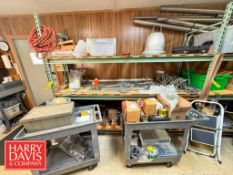 Assorted S/S Fittings, S/S Scoops, Pans and Pipe Hangers (Location: Bellmawr, NJ) - Rigging Fee: $