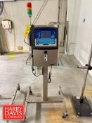 Videojet 1220 Printer on S/S Cart, S/N: 17151059C21ZH (Location: Bellmawr, NJ) - Rigging Fee: $50