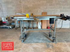 Portable Conveyor: 69” x 15” (Location: Woburn, MA) - Rigging Fee: $50