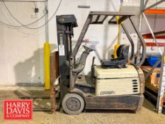 Crown Electric Fork Lift (Location: Bellmawr, NJ) - Rigging Fee: $125