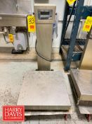 S/S Weigh-Tronix QCT3265 Scale: 20” x 20”, Model: BS-20X20-A (Location: Bellmawr, NJ) - Rigging Fee:
