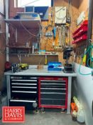 Husky Portable Tool Box with Clamps, Pry Bar, Wrenches, Valves, Sockets, Screw Drivers, Craftsman