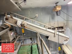 S/S Base Conveyor: 130” x 12” with Drive (Location: Bellmawr, NJ) - Rigging Fee: $750