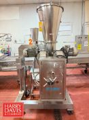 Moriondo S/S Portable 2-Port Stuffer with Attached Control Box and S/S Portable Cart with Poly