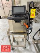 Keyence MK-6 Inkjet Printer on S/S Cart with Touch Screen Controls (Location: Bellmawr, NJ) -