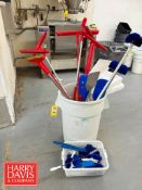 Assorted Squeegees, Paddles, Brooms, Brushes and Shovels (Location: Charlestown, MA) - Rigging