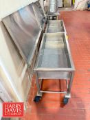 Portable S/S Drain Tub: 51” x 19” x 8.5” Depth (Location: Bellmawr, NJ) - Rigging Fee: $50