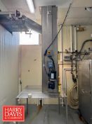 S/S Elevator Conveyor: Mounted on S/S Base (Location: Charlestown, MA) - Rigging Fee: $350