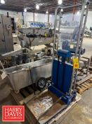 Hefti-Lift Hydraulic Lift/Positioner with Foot Pump and S/S Push Cart with Assorted S/S Parts (