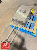 S/S Control Panel: Mounted on S/S Base with Fuji Electric Controls, Keyence Power Supply, Contactors