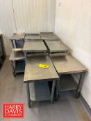 Assorted S/S Tables (Location: Charlestown, MA) - Rigging Fee: $80 (Subject to BULK BID: Lot 107B)