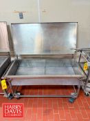 Portable S/S Drain Tub: 51” x 20” x 8.5” Depth (Location: Bellmawr, NJ) - Rigging Fee: $50