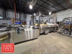 MBC Pasta Cooking and Cooling System: 23’ x 28” with S/S Covered Decline Exit Conveyor: 13’ x 22” (
