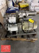 Waukesha 14899 Size-60 Sanitary Pump with Baldor 5 HP 1,750 RPM Motor: Mounted on S/S Base and