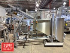 S/S Flighted Conveyor: 11’ x 20” with Drive and Ampco Centrifugal Pump with 5 HP Motor (Location: