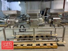 S/S Mixing Hoppers with 1 HP 1,745 RPM Motors (Location: Woburn, MA) - Rigging Fee: $75