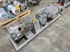 SPX Positive Displacement Pump, Model: 060U2, S/N: 1000002442708: Mounted on S/S Base (Location:
