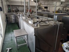 2-Compartment S/S Flavor Tank, 500 Gallons per Compartment with Vertical Agitation