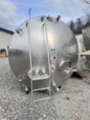 Walker 3,000 Gallon Jacketed S/S Tank, Model: HHT, S/N: SPG-27575