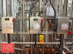 Eaton (2) 30, (1) 60 Amp S/S Heavy Duty Safety Switches (Subject to BULK BID: Lot 59)