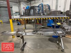Portable S/S Single Lane Pack Off Conveyor