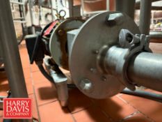 Fristam Centrifugal Pump, Model: FS3521R5 with 3 HP 1,770 RPM Motor: Mounted on S/S Base