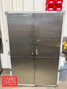 Storage Cabinet with Content, Including: Assorted O-Rings Gaskets, MicroScreens and Clamps